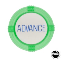 Pop bumper cap deco dome green 'Advance' blue