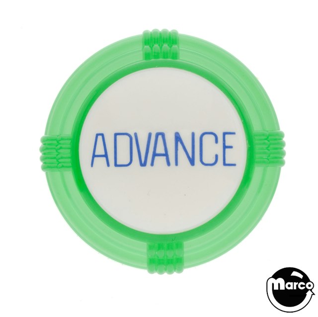 Pop bumper cap deco dome green 'Advance' blue