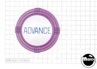 Pop bumper cap deco dome purple 'Advance' blue