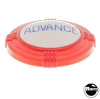 Pop bumper cap deco dome red 'Advance' blue