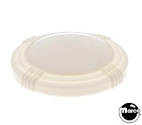 Pop bumper cap deco dome white plain