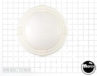 Pop bumper cap deco dome white plain