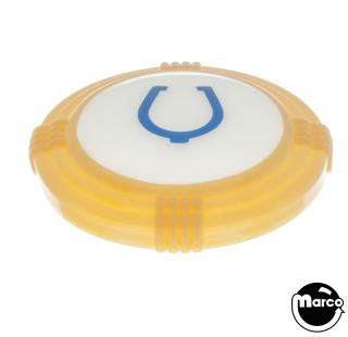 Pop bumper cap deco dome yellow Horseshoe blue