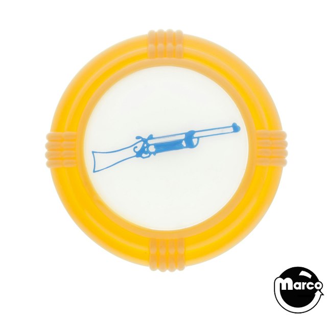 Pop bumper cap deco dome yellow Rifle blue