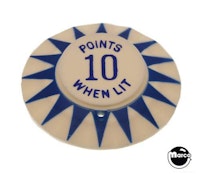 Pop bumper cap sunburst 'Points 10 When Lit' B/B 3A-7187