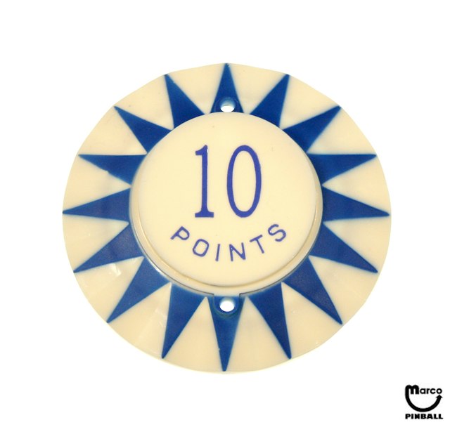 Pop bumper cap sunburst '10 Points' B/B 16531-BB-10P