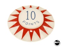 Pop bumper cap "10 Points" CCM  R/B