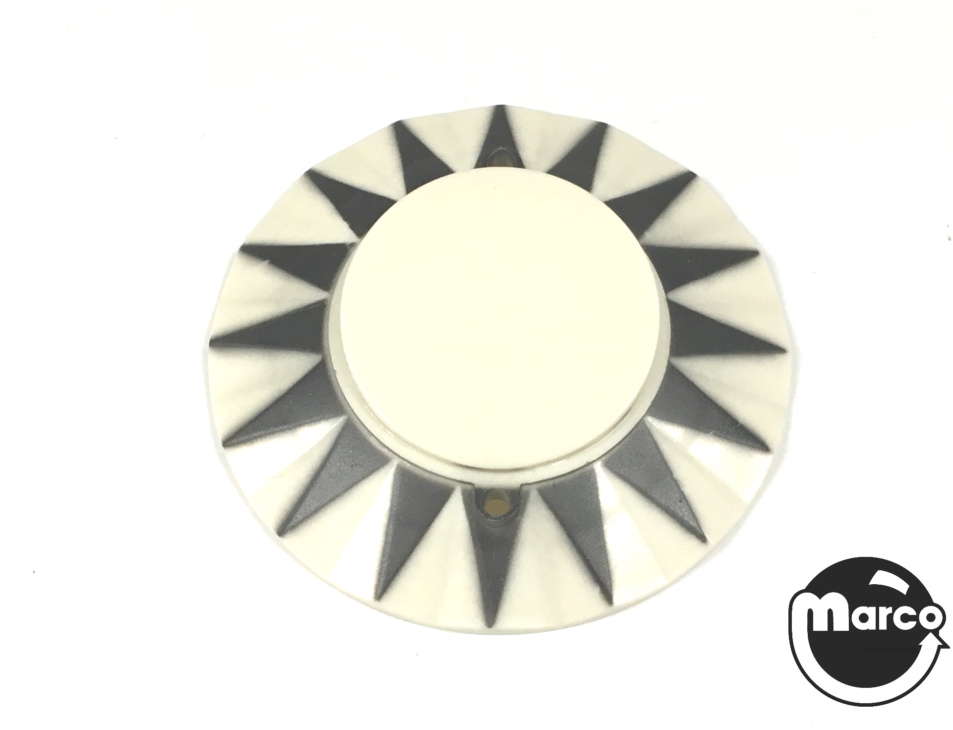 Pop bumper cap sunburst black plain