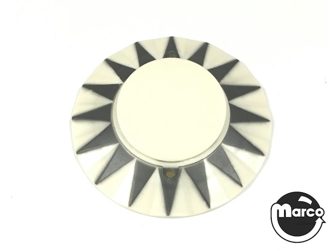 Pop bumper cap sunburst black plain