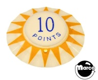 Pop bumper cap '10 Points' CCM Y/B