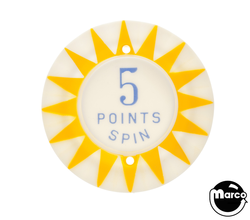 Pop bumper cap sunburst '5 Points Spin' Y/B 3A-7187