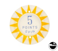 Pop bumper cap '5 Points Spin' Y/B 3A-7187