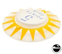 Pop bumper cap '5 Points Spin' Y/B 3A-7187