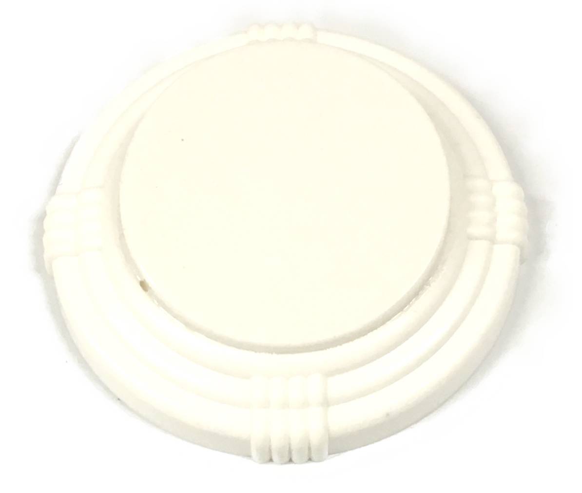 Pop bumper cap deco flat white plain 3A-7190