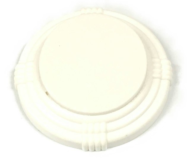 Pop bumper cap deco flat white plain 3A-7190