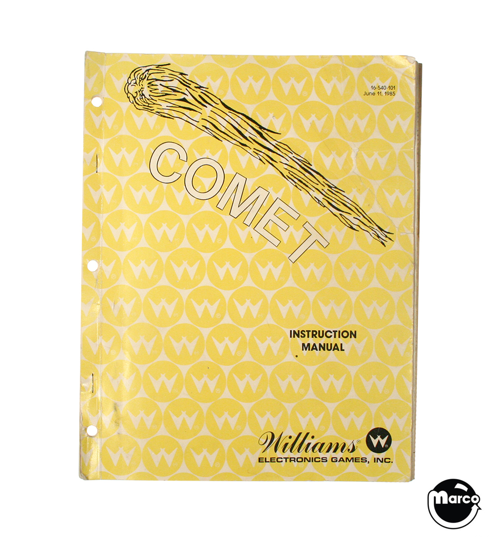 COMET (Williams) Manual & schematic Original