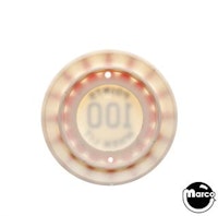 Pop bumper cap '100 When Lit' CCM R/B