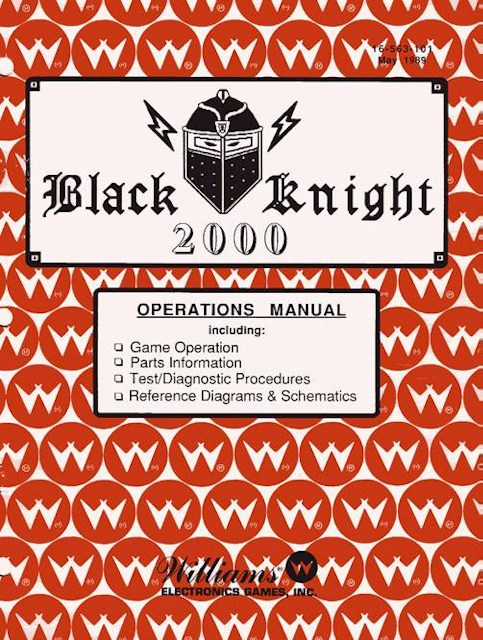 BLACK KNIGHT 2000 (Williams) Manual Original