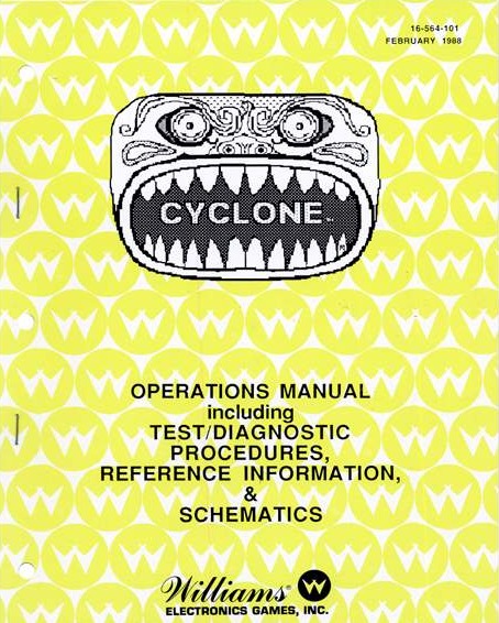 CYCLONE (Williams) Manual - Original