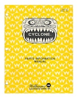 CYCLONE (Williams) Manual Parts
