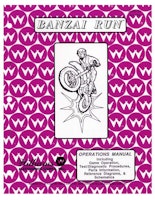 BANZAI RUN (Williams) Manual - Reprint