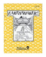 EARTHSHAKER (Williams) Manual and Schem. Original