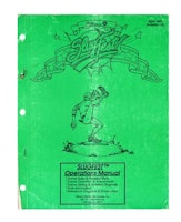 SLUGFEST (Williams) Game Manual 1991 - Original