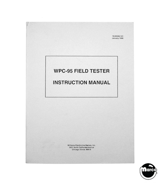 WPC-95 Field Tester Instruction Manual