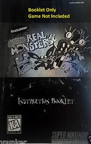 REAL MONSTERS (Funhouse Games) Manual