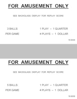 Pricing Cards USA (2) 3 & 5 Ball