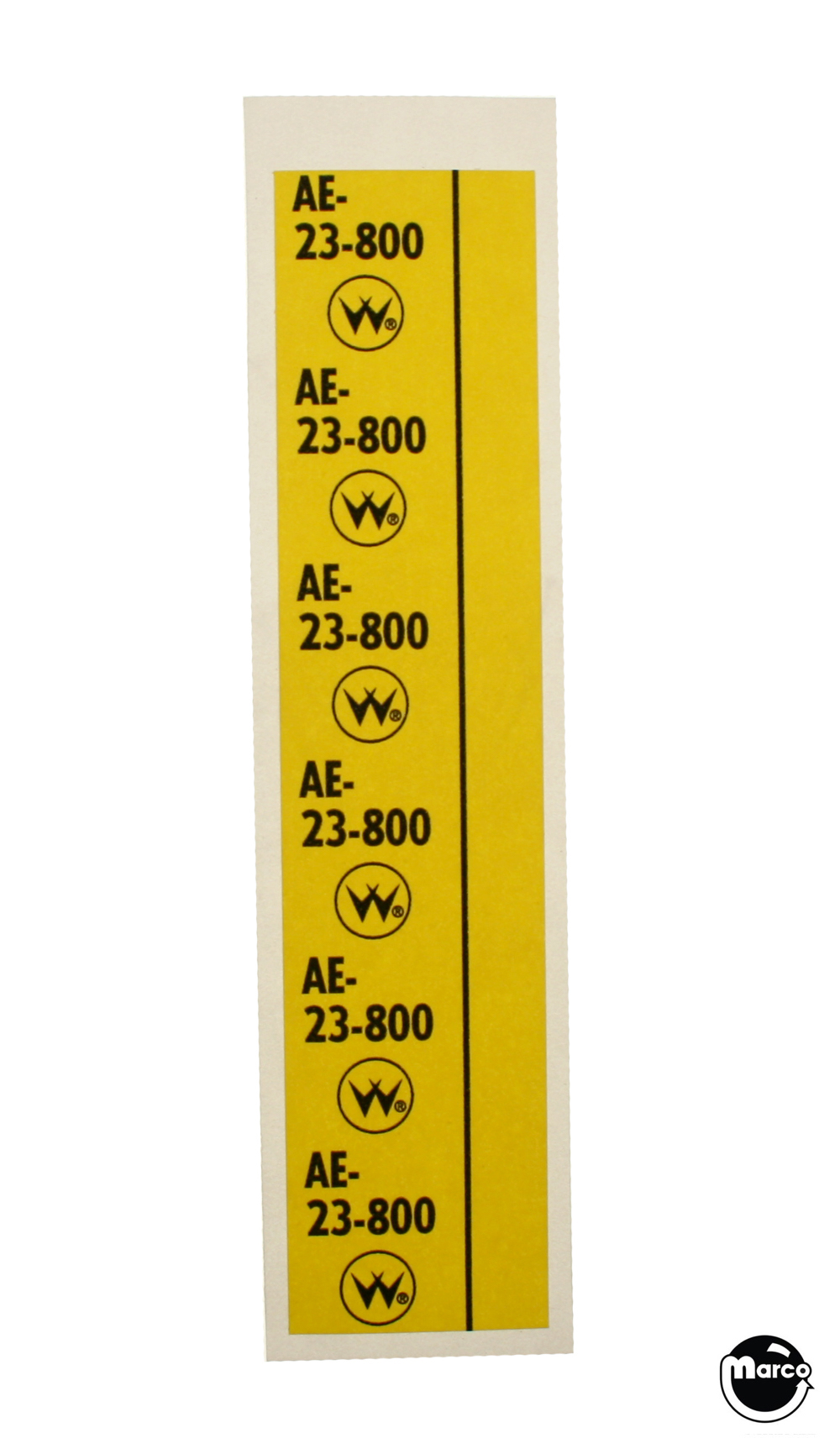 Coil tape - 1-3/8" wide yellow AE-23-800