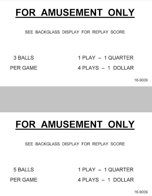 Pricing Cards USA (2) 3 & 5 Ball