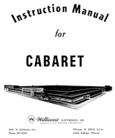 CABARET (Williams) Manual & Schematic