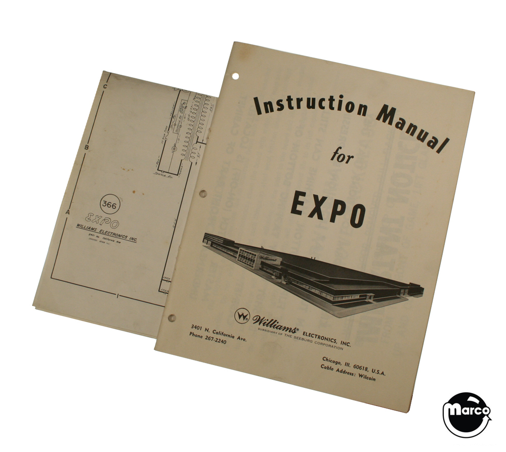 16A-366 - EXPO (Williams) Manual & Schematic - Marco Specialties