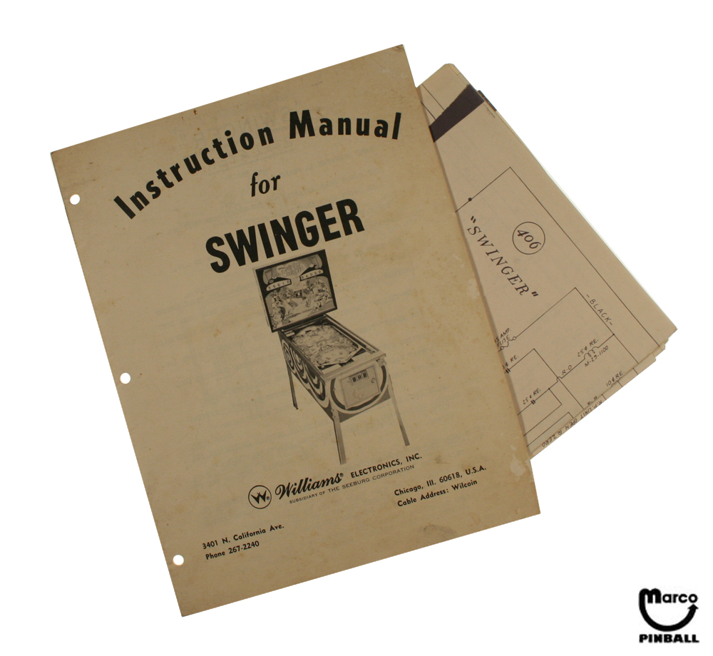 SWINGER (Williams) Manual & Schematic