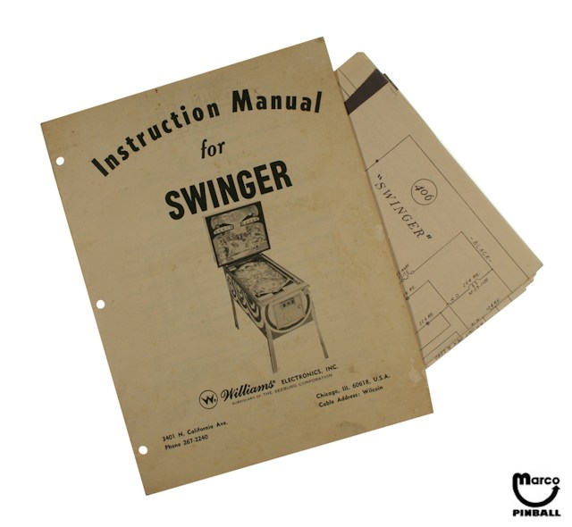 SWINGER (Williams) Manual & Schematic