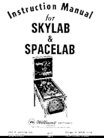 SKYLAB (Williams) Manual & Schematic