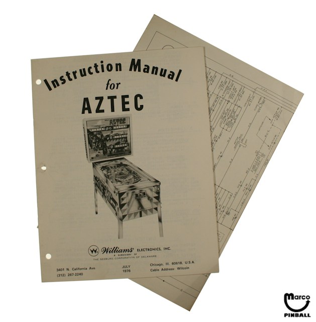 AZTEC (Williams) Manual & Schematic