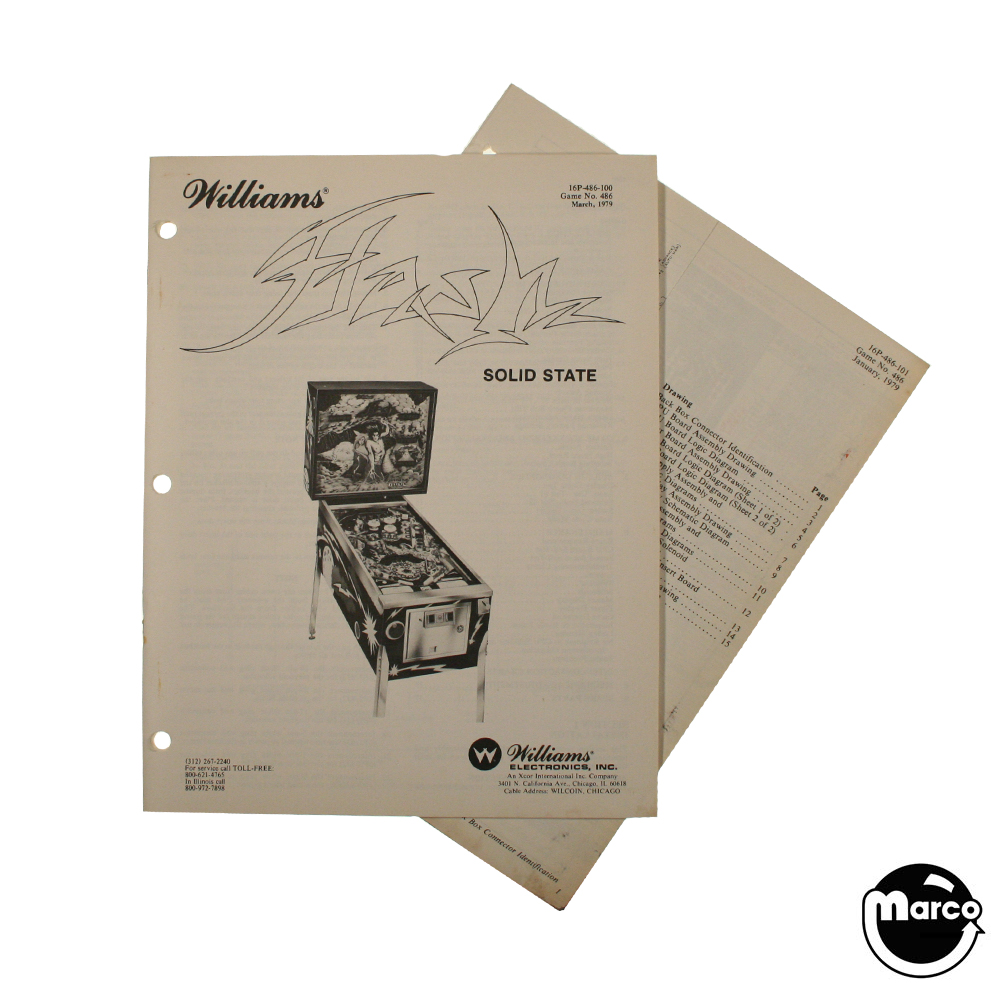 FLASH (Williams) Manual & Schematic