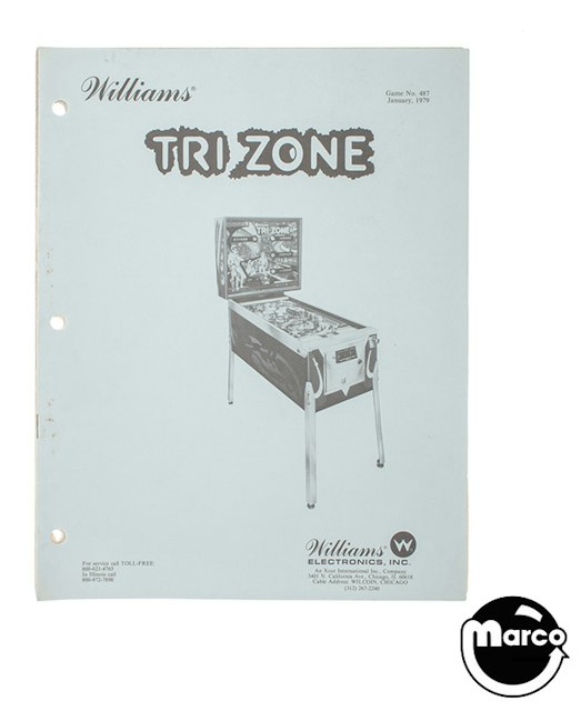 TRI ZONE (Williams) Manual & Schematic
