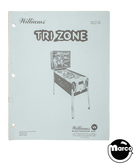 TRI ZONE (Williams) Manual & Schematic