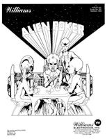 ALIEN POKER (Williams) Manual/Schematic