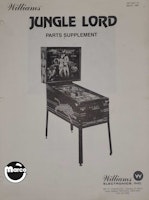 JUNGLE LORD (Williams) Parts Supplement