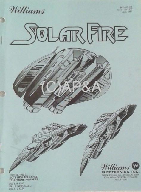 SOLAR FIRE (Williams) Manual