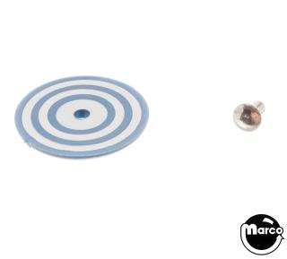 Target face - round blue bullseye