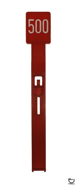 Drop target GTB '500' red/white