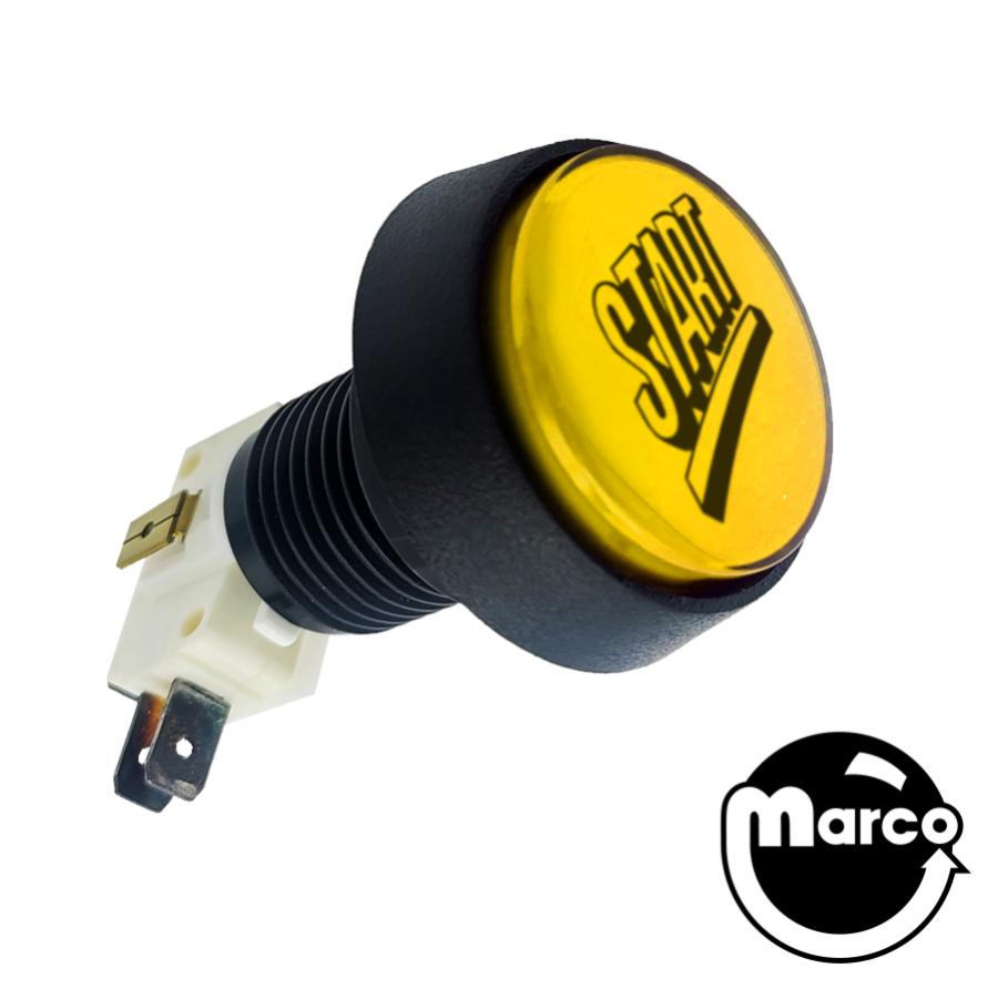 DATA EAST Start Button Switch - Yellow