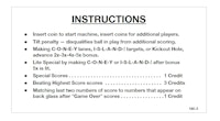 CONEY ISLAND (Game Plan) Score Cards (5)