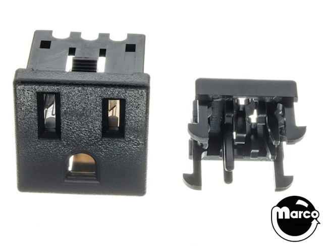 AC power service outlet snap-in 3 prong Stern