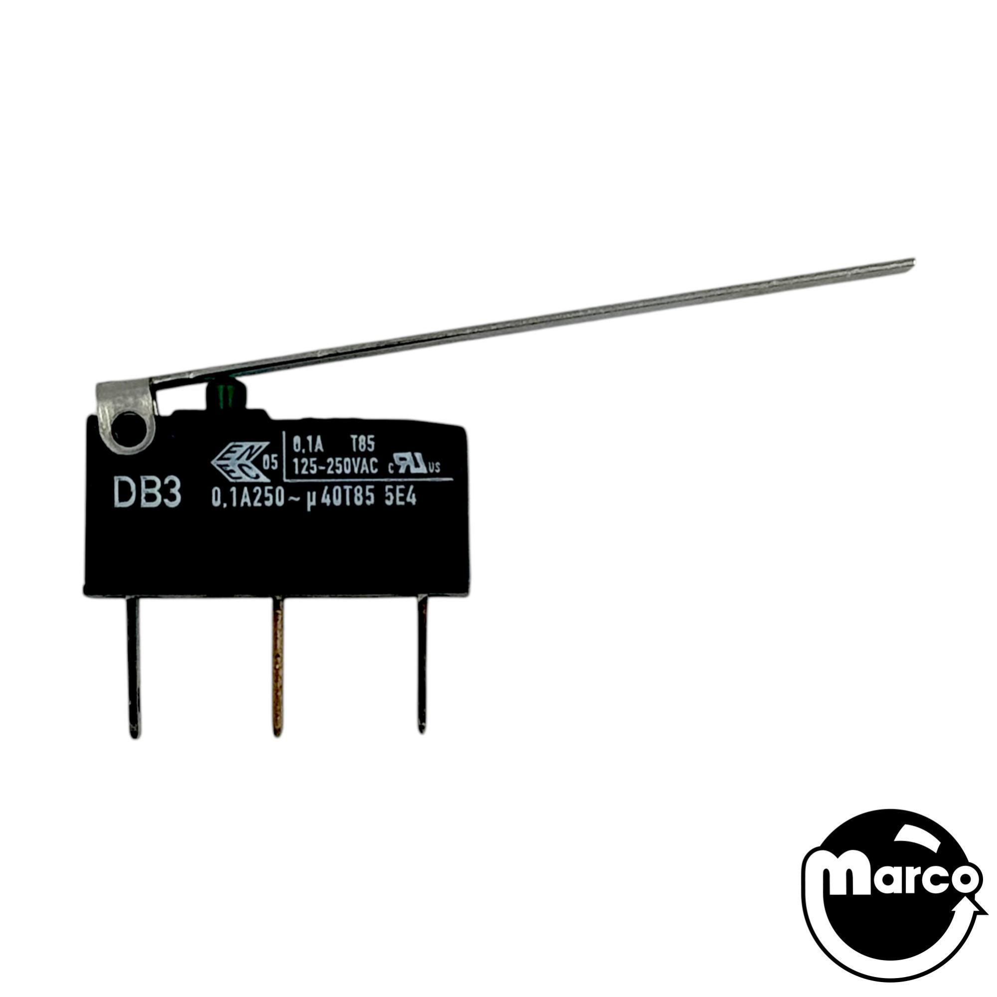 Subminiature switch & lever actuator 1.625 inch